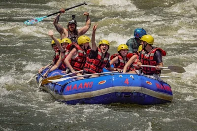 Feel the rush of zambezi river rafting near victoria falls, tackle class 4-5 rapids with expert guides, enjoy riverside lunch, and hotel pickup included.