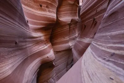 Zebra Slot Canyon hiking tour in Escalante: 5-mile round trip