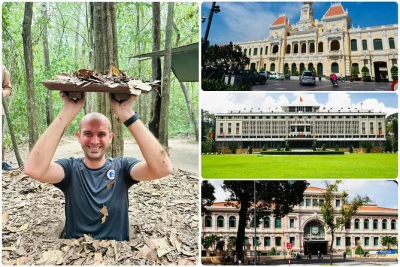 Ho-chi-minh-stadt entdecken, die cu chi tunnel erkunden und vietnamesische küche beim mittagessen genießen. inklusive hotelabholung und englischsprachigem guide.