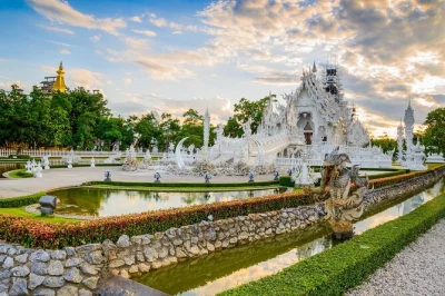 Start your chiang rai day trip from chiang mai with hotel pickup, exploring the white temple, blue temple, and red temple. includes entry fees and local guide.