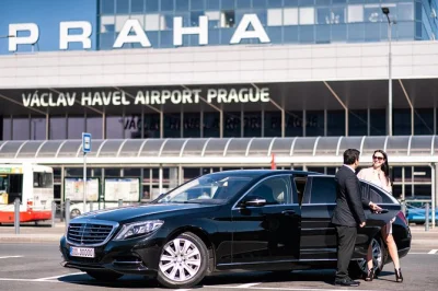 Arrive in prague with a private airport transfer, skip taxi lines, and get a city walking tour voucher from your local driver. includes water, wi-fi, and guidebook.
