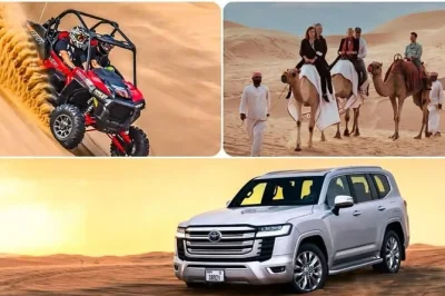 Vivi l'emozione di un safari nel deserto vicino a doha con quad, cammelli, sandboarding e pause tè. include pick-up e guida locale per piccoli gruppi.