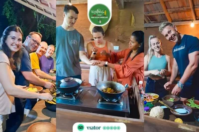 Smell fresh spices at kandy’s market, cook sri lankan dishes in a village kitchen, and share lunch with locals. includes pickup and hands-on cooking class.
