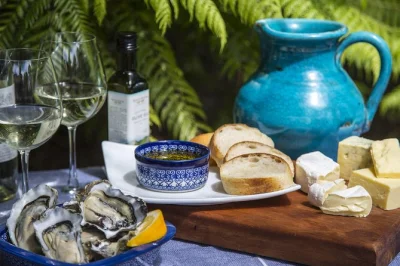 Descubra os sabores de waiheke island com degustação em vinícolas, ostras frescas, azeite direto do olival e almoço em estilo familiar. inclui transporte e guia local.