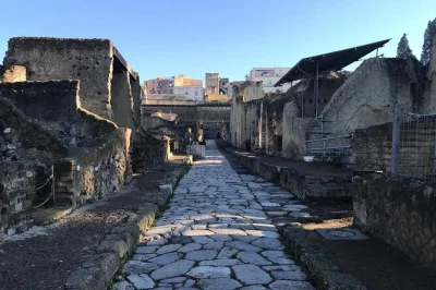 Step into herculaneum’s preserved homes, roman shops, and the ancient beach with a licensed guide. includes small group entry and local stories—book your spot.