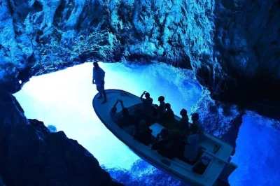 Feel the sea spray on a kotor boat tour to blue cave, lady of the rocks & submarine tunnels. swim, hear local stories, and relax with pickup and guide included.