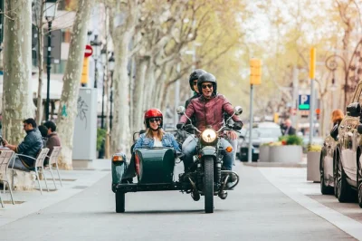 Feel the city breeze on a private barcelona sidecar tour with hotel pickup, unesco gaudí stops, and a local guide—includes headset commentary and easy walks.