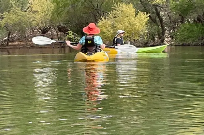 Kayak près de Zion National Park : Faune et géologie