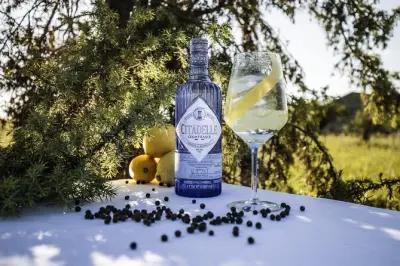 Wacholderfelder und Verkostung bei der Citadelle Gin Destillerie