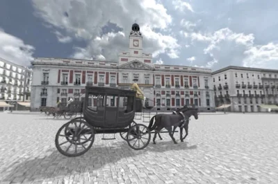 Découvrez l’histoire de madrid en réalité virtuelle : palais royal, plaza mayor, puerta del sol avec guide officiel et lunettes vr incluses.