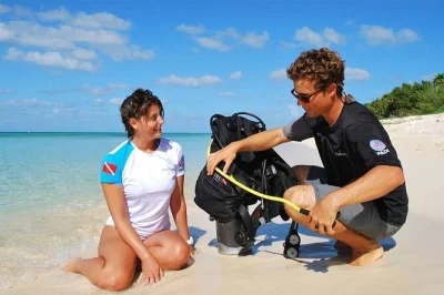 Vivi l’esperienza subacquea a cozumel nel celebre paradise reef con due immersioni guidate in barca, attrezzatura inclusa e snack di frutta fresca e biscotti a bordo. perfetto per chi si avvicina pe