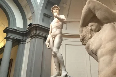 Viva a energia de florença em um tour pequeno na galeria accademia, veja de perto o david de michelangelo, entre sem filas com entrada prioritária e aproveite seu tempo livre depois.