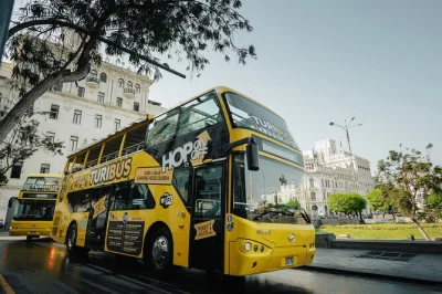 Explore lima a bordo de um ônibus panorâmico, passeie por miraflores, parque kennedy, huaca pucllana e o centro histórico com guia. inclui ingressos, wifi e ponto de encontro.