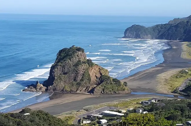 Piha Beach e cascate Kitekite da Auckland: 4 ore