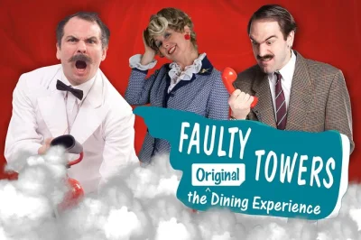 Vivi a londra l’esperienza faulty towers dining: due ore di comicità imprevedibile, una cena a 3 portate e risate interattive con il cast. cena inclusa.