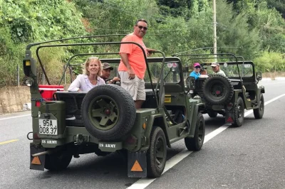 Feel the cool caves of marble mountain, spot wild monkeys on son tra peninsula, and stand beneath lady buddha. includes hotel pickup and a meal option.