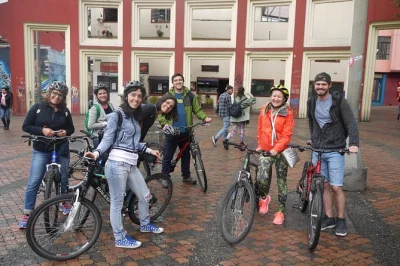 Feel bogotá’s pulse on a guided city bike tour—sample tropical fruits, watch tejo, see vibrant street art, and enjoy colombian coffee. includes bike & helmet.