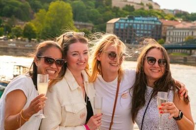 Feel budapest’s riverside glow on a prosecco cruise, with unlimited bubbles, cocktails, and sunset views. includes 75-minute danube cruise and local bar service.