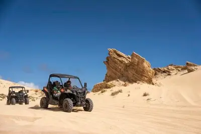 Porto Santo passeio de buggy: Trilhas rochosas e vistas da ilha