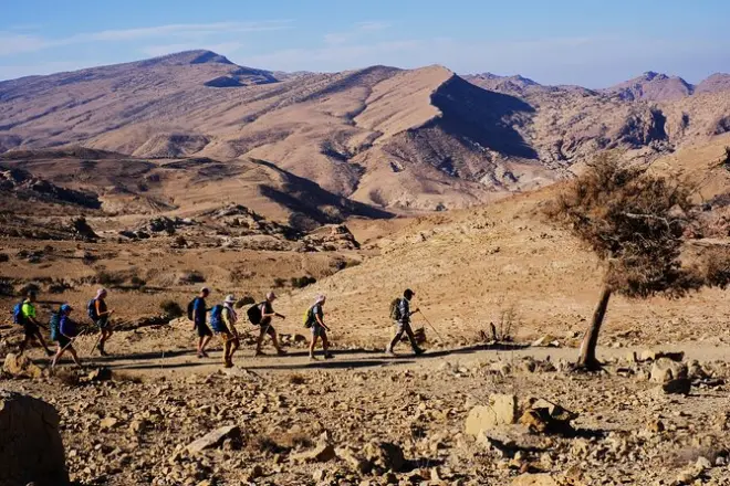 4-tägige Wanderung von Dana nach Petra: Eingang durch die Hintertür