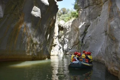 Recorre las gargantas de tiberio en sicilia en bote neumático, descubre fósiles antiguos y nidos de aves, y camina junto al río pollina con un guía local—todo el equipo incluido.
