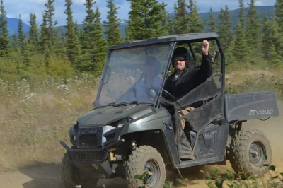Feel the wild side of denali near otto lake on a backcountry atv ride with a local guide, hotel pickup, and hearty alaskan meal included. small groups, big scenery.