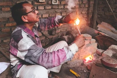 Shape, hammer, and polish your own khukuri knife in pokhara with real gurkha craftsmen. hands-on forging, snacks, and local stories included. take home your blade.