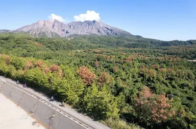 Sakurajima Krater E-Bike Tour: Zugang zur Sperrzone mit Guide