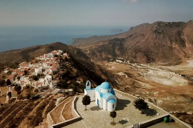 Volcan de Nisyros depuis Kos : Balade dans le cratère