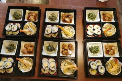 Feel the rhythm of kyoto as you cook your own bento box lunch, guided by a local chef. includes all ingredients, apron, english-speaking instructor and lunch.