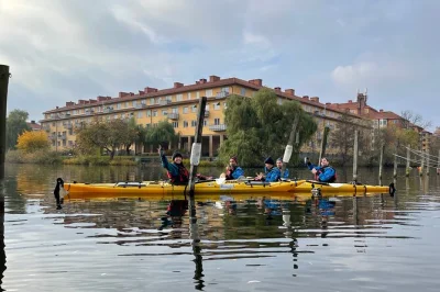 Paddle through stockholm’s city islands by kayak, glide under bridges, and spot landmarks like city hall and riddarholmen. includes equipment and local guide.