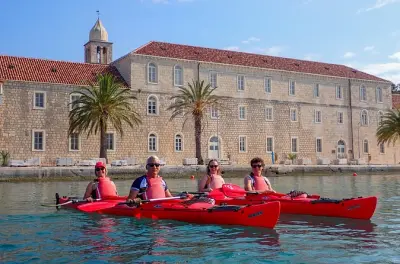 Kayaking Korcula: Snorkel, Roman Quarries & Local Sweets