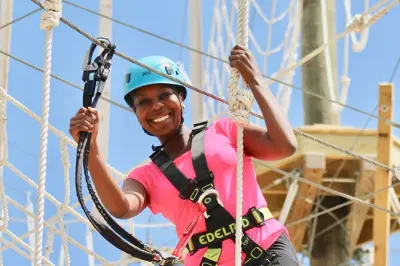 High Ropes Course in Henderson, Minnesota: 60 Challenges