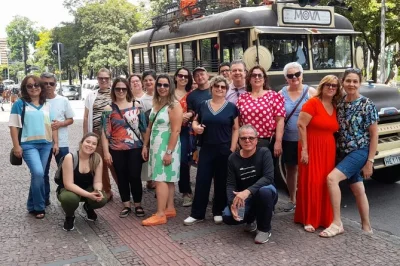Step into belo horizonte’s music history on a 1957 bus, meet local musicians, enjoy live clube da esquina show, snacks & drinks included. reserve your seat.