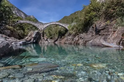 Verzasca Valley tour from Lugano: Private river & waterfall guide
