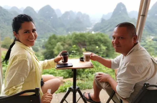 Rafting en Yangshuo: Xianggong Hill, balsa de bambú y ciclismo