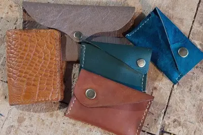 Leather craft workshop Leiden: Make & take home your piece