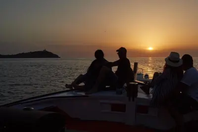 Paros Sunset Cruise: Traditional Boat, Secluded Swims