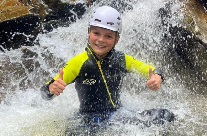 Family Gorge Walking in Scotland: Scramble, Jump & Swim