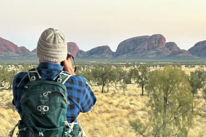 Kata Tjuta Sonnenuntergang mit Valley of the Winds Wanderung & Wein
