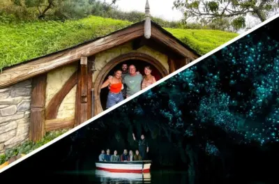 Hobbiton e grotte di Waitomo da Auckland: Tour di 12 ore