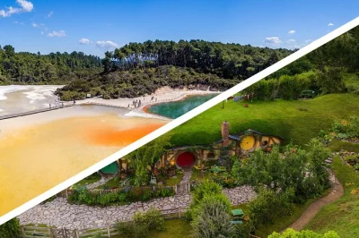 Step into hobbiton, wander wai-o-tapu’s geothermal wonders, and see rotorua’s highlights on a small-group day trip from auckland with entry tickets and snacks.