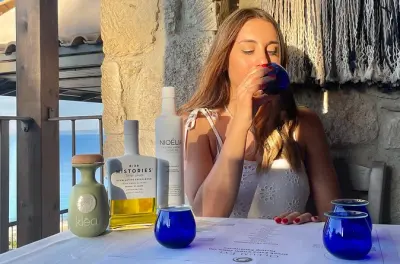 Dégustation d’huile d’olive en Halkidiki avec un sommelier expert