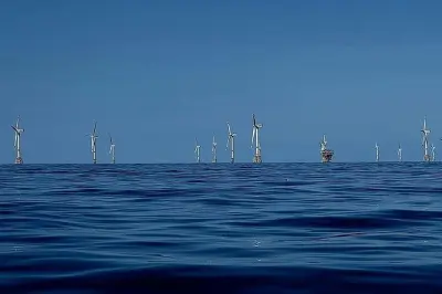 Éoliennes en mer du Nord, 30 km en bateau depuis Blankenberge