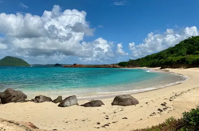 Plage secrète d’Antigua en demi-journée : Sans foule