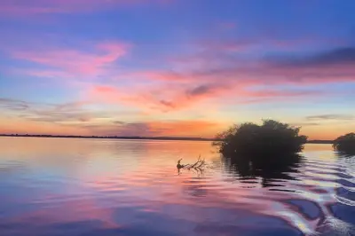 Crucero guiado de 2 horas al atardecer por Indian River Lagoon