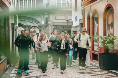 Wander madeira’s old streets, taste honey cake and local wine, chat with a guide, and sample fresh market fruit. small group tour includes food, drinks, and stories.