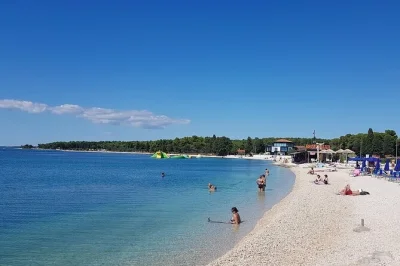 Abfahrt in pula zu einer brijuni bootstour mit mittagessen, unbegrenzten getränken und langem badehalt am strand von fažana. mit guide, lokalen geschichten und frischer istrischer küche.