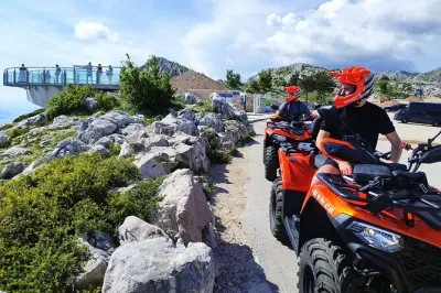Passeio de quad em Makarska: Montanha Biokovo até o Skywalk