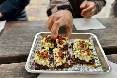 Start hungry and taste copenhagen’s classics—smørrebrød, pastries, carlsberg on draft—on this city food tour with 6+ tastings, drinks, and a local guide included.